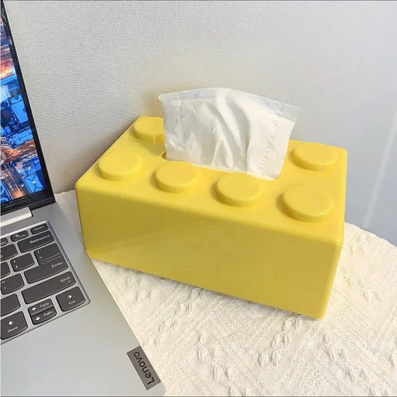 Lego Tissue Wall-mounted Paper Holder Bathroom Waterproof Storage Punch-free Box - Picture 5 of 6